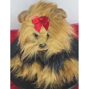 TY Yappie Yorkshire Terrier‎ Yorkie Plush Puppy 1997 10" Soft Floppy Dog